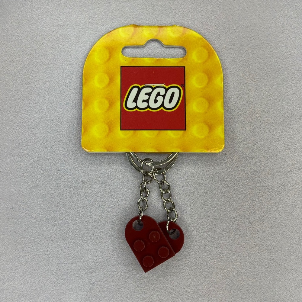 جاکلیدی لگویی ست قلبی | LEGO Style Heart Keychain Set